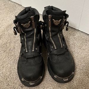 Vintage Harley Davidson riding boots